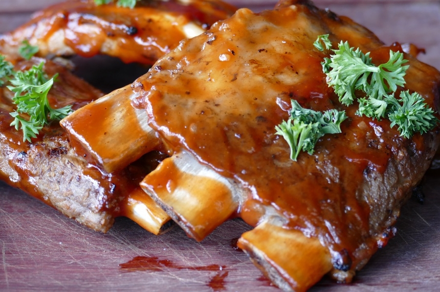 Costilla confitada a baja temperatura