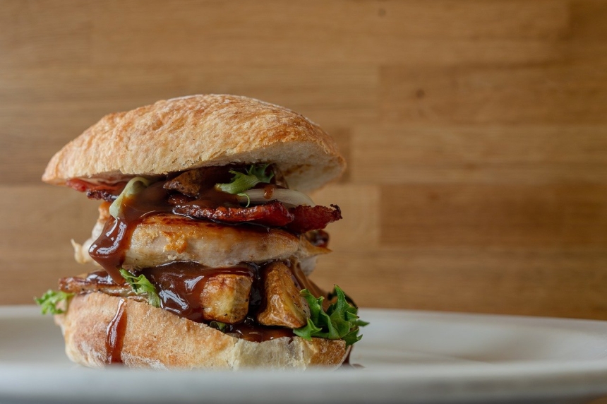 Hamburguesa de carne de buey premium